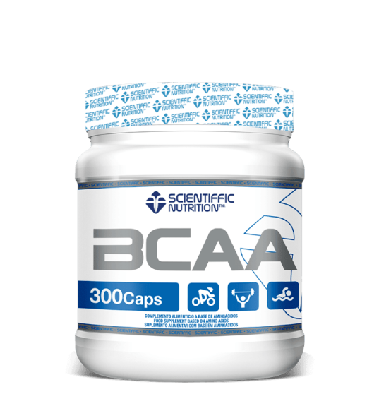 BCAA 300 Mega Cápsulas de 1gr - Scientiffic Nutrition