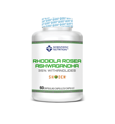 RHODIOLA ROSEA + ASHWAGANDHA 60 Cápsulas - Scientiffic Nutrition