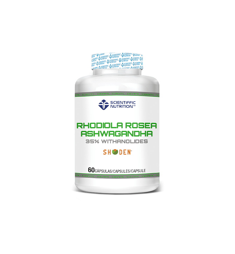 RHODIOLA ROSEA + ASHWAGANDHA 60 Cápsulas - Scientiffic Nutrition