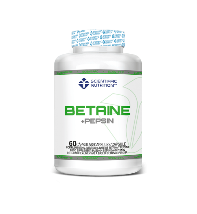 BETAINE + PEPSIN 60 Cápsulas - Scientiffic Nutrition