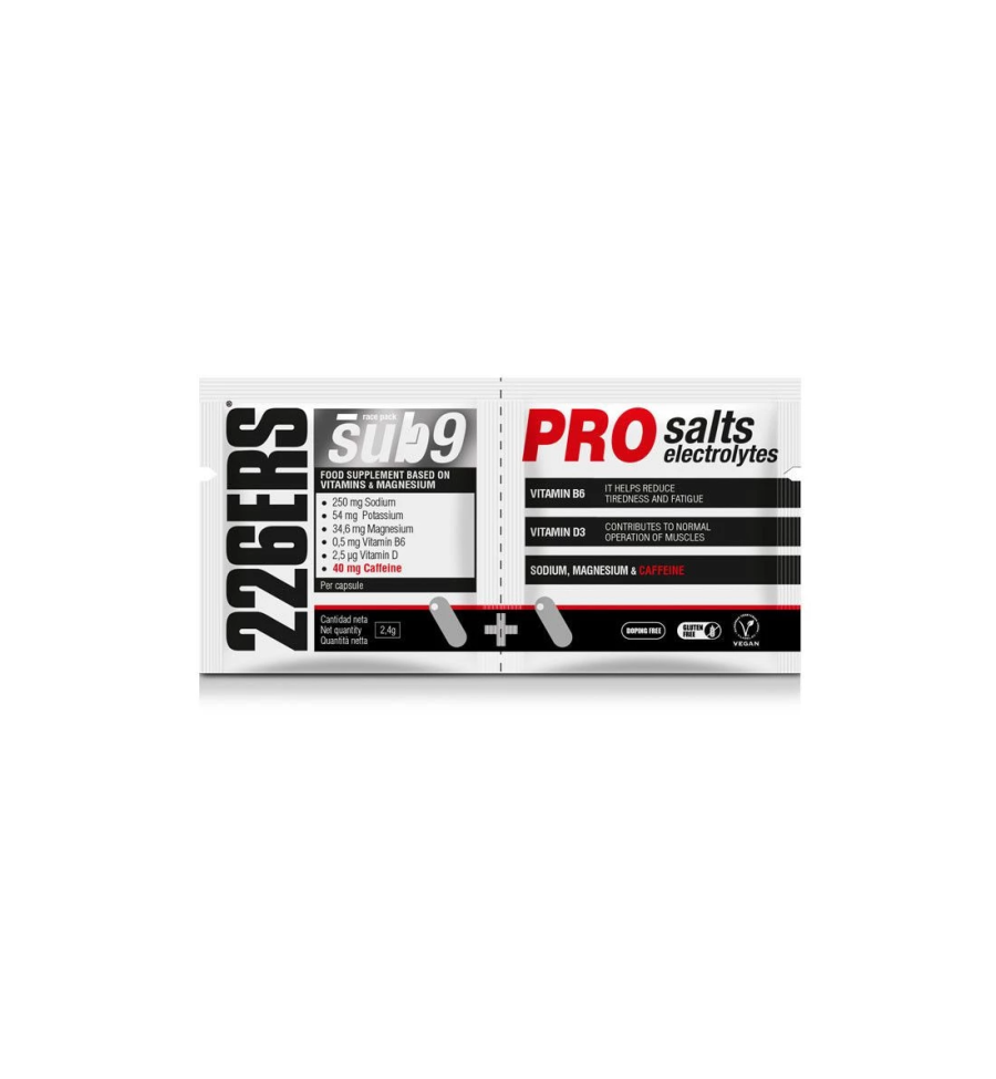 SUB9 PRO SALTS ELECTROLYTES 40x2- 226ERS