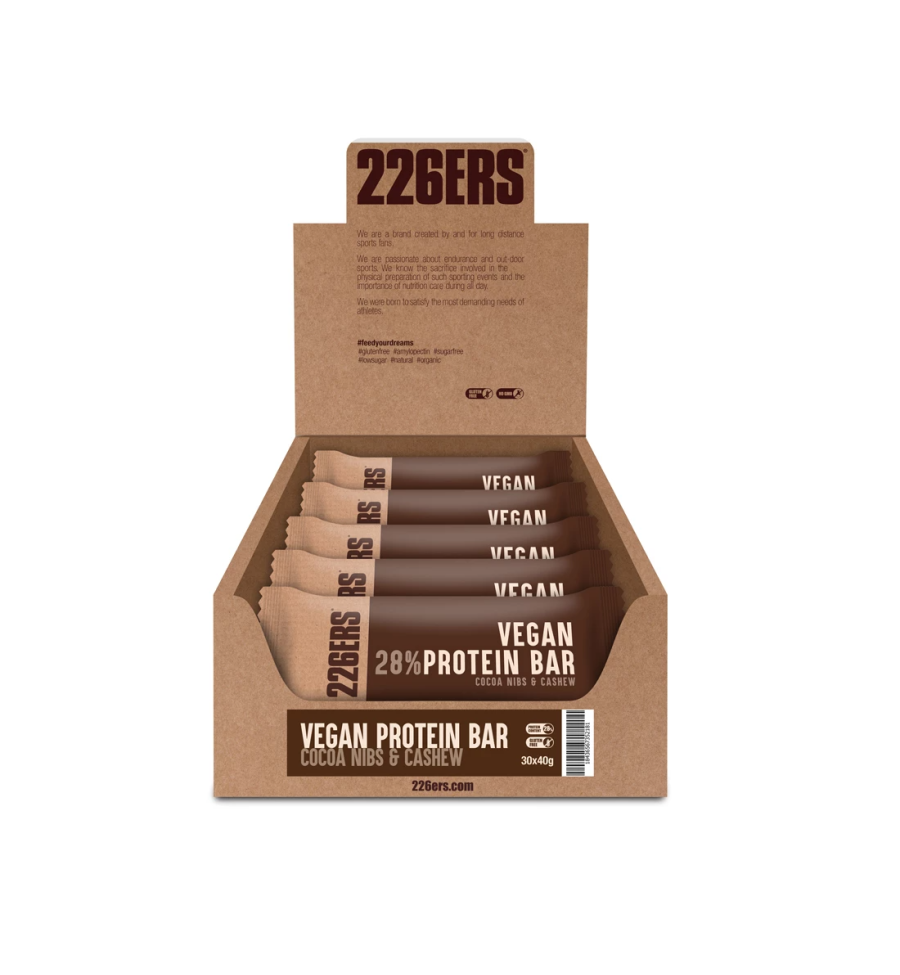 Vegan Protein Bar 30x40g - 226ERS