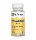 Vitamin D3 400 UI 120 Cápsulas - Solaray