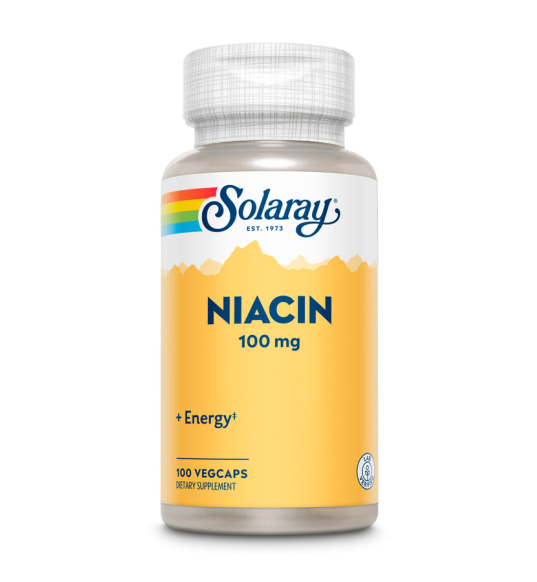 NIACIN 500mg (NO RUBORIZANTE) - Solaray