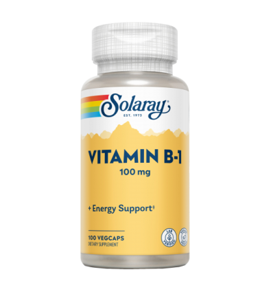 Vitamin B1100mg 100 Cápsulas - Solaray