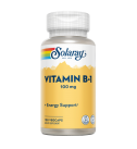 Vitamin B1100mg 100 Cápsulas - Solaray