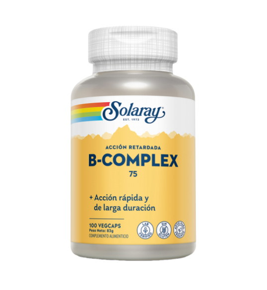 B Complex 75 - 100 Cápsulas - Solaray