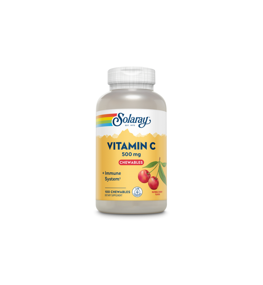 Vitamina C 500 mg 100 Cápsulas - Solaray