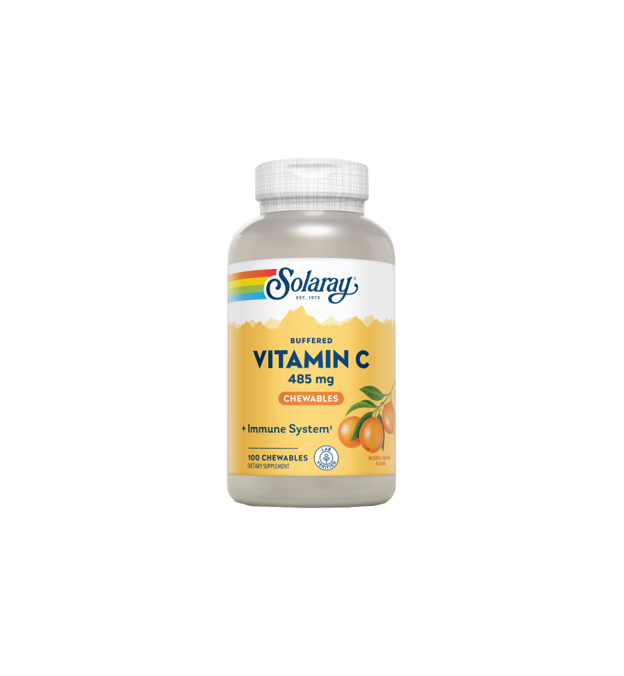 Vitamina C 485mg 100 Cápsulas - Solaray