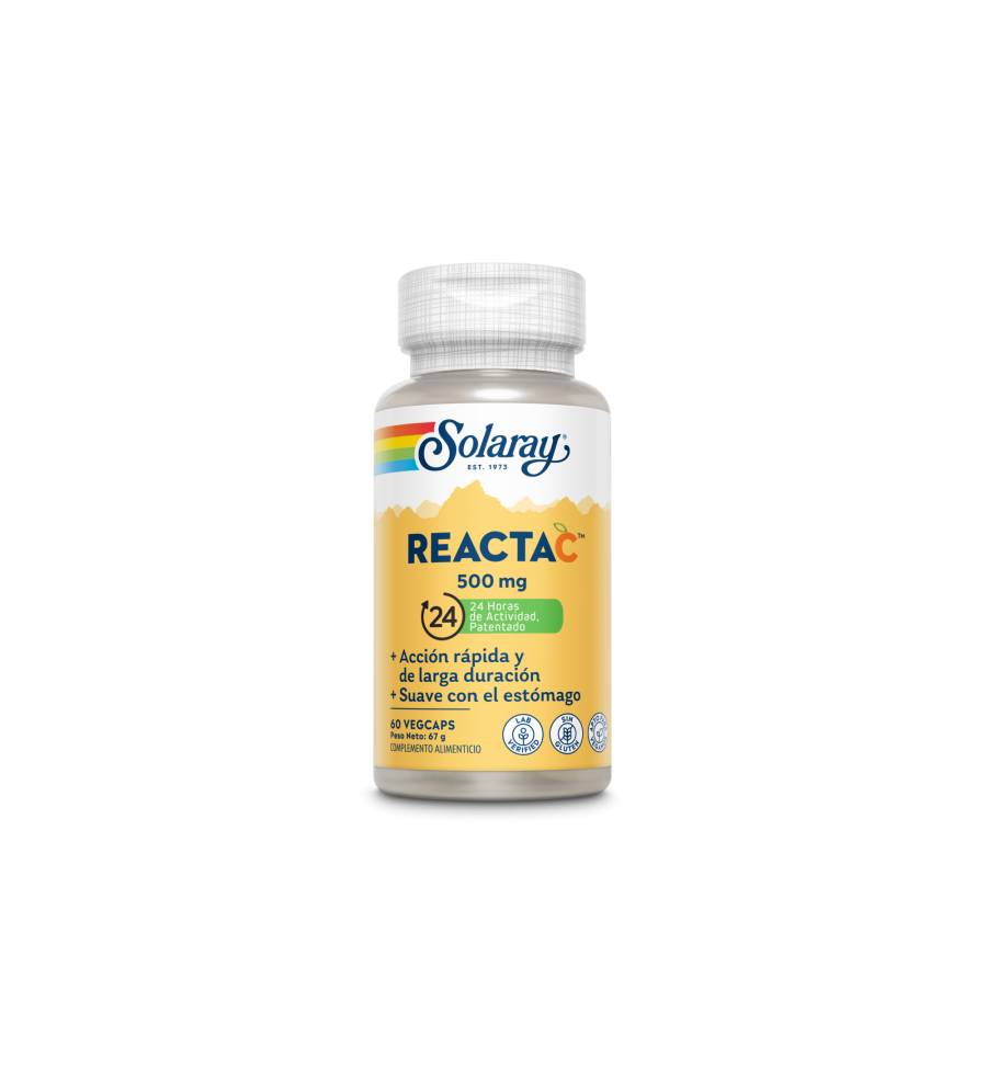 Reacta C™ 500mg 60 VegCaps - Solaray