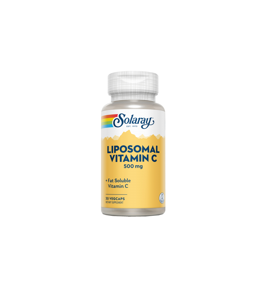 Small liposomal vit. C. 500mg 30 Vegcaps - Solaray