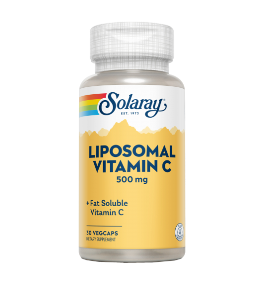 Small liposomal vit. C. 500mg 30 Vegcaps - Solaray