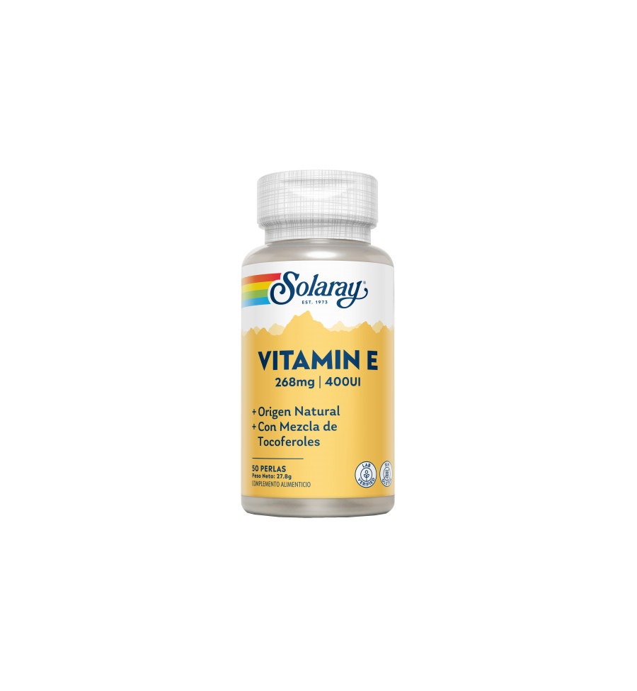 Vitamina E 400 UI 50 Perlas - Solaray