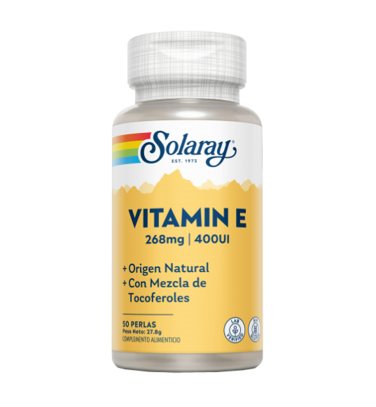 Vitamina E 400 UI 50 Perlas - Solaray