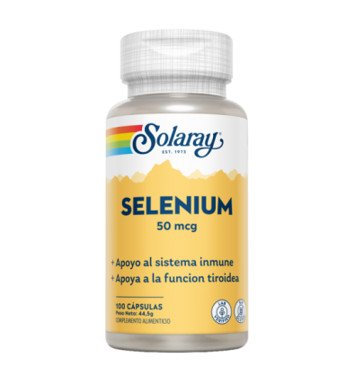 Selenium 50mcg 100 Cápsulas - Solaray