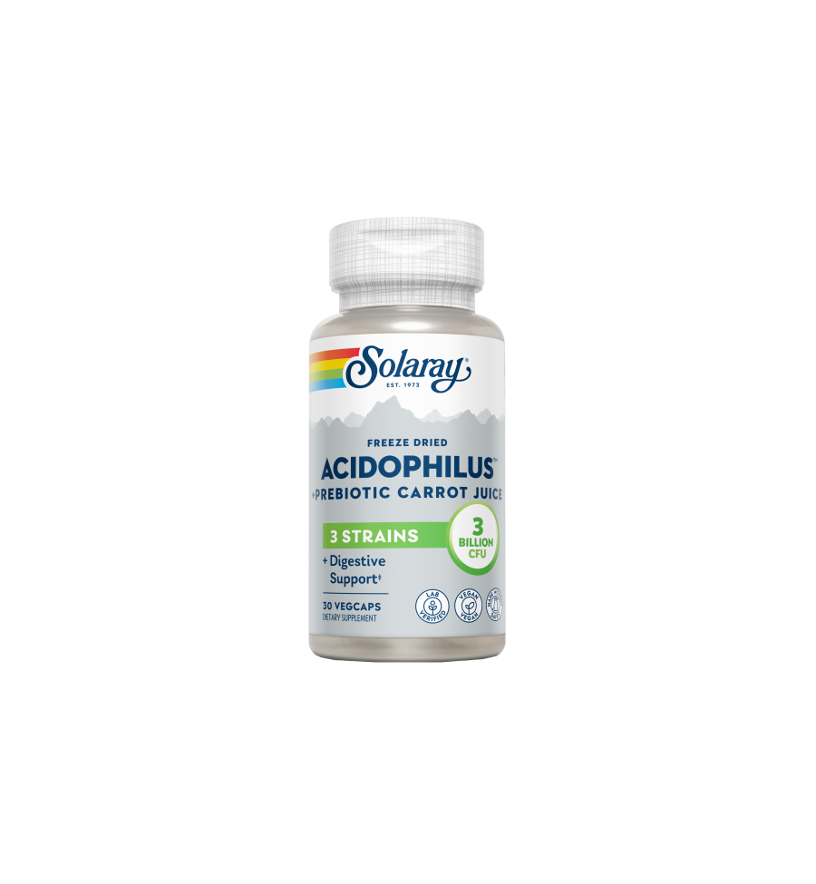 Acidophilus Vegan 30 VegCaps - Solaray