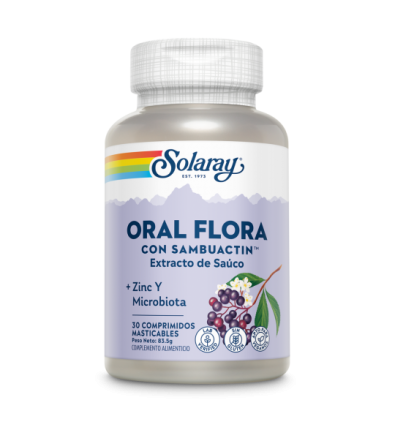 Oral Flora con Sambuactin™ 30 Comprimidos - Solaray