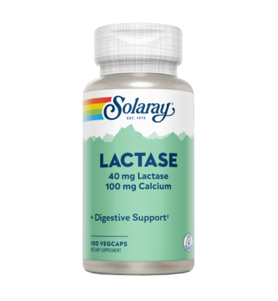 Lactase 40mg 4000 FCC 100 VegCaps - Solaray