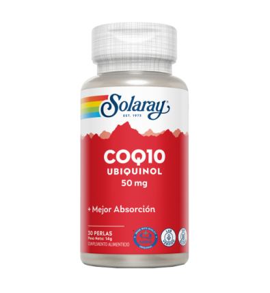 Ubiquinol (kaneka®) CoQ10 - 50mg 30 Perlas - Solaray