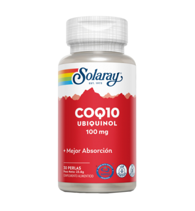 Ubiquinol (Kaneka) CoQ-10 - 100mg 30 Perlas - Solaray