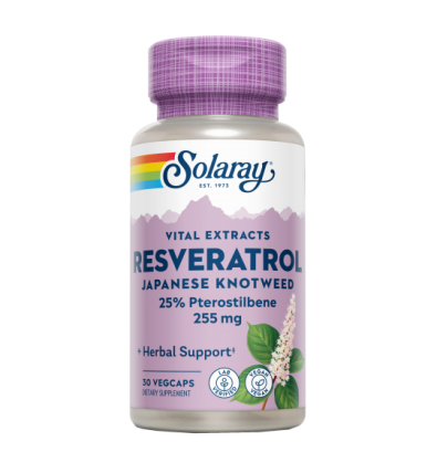 Super Resveratrol 250mg 30 VegCaps - Solaray