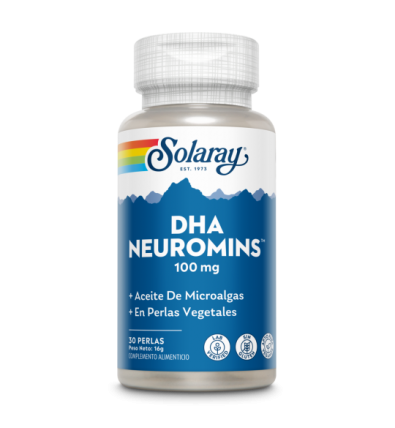 DHA Neuromins™ 30 Perlas Vegetales - Solaray