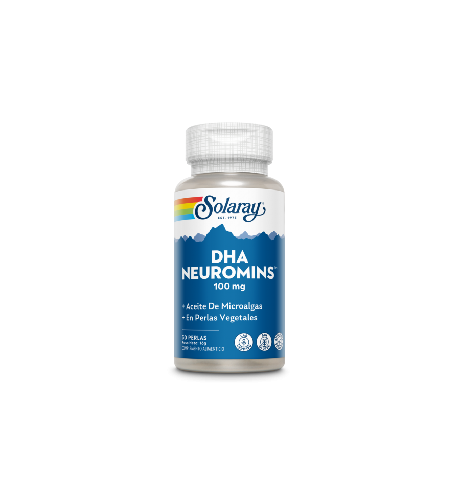 DHA Neuromins™ 30 Perlas Vegetales - Solaray