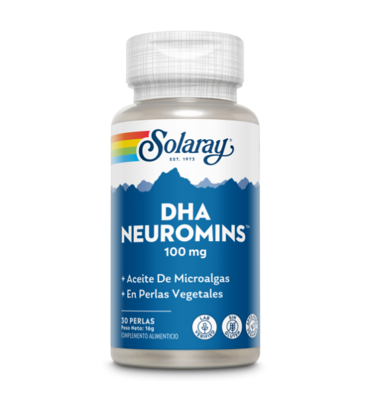 DHA Neuromins™ 30 Perlas Vegetales - Solaray