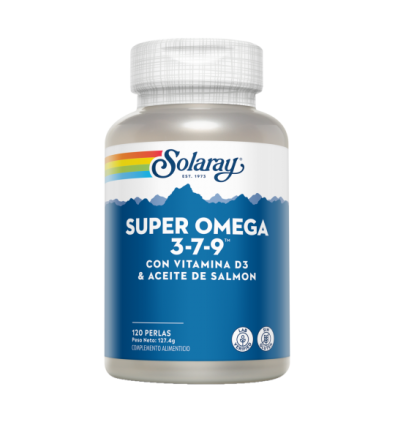 Super Omega 3.7.9 - 120 Perlas - Solaray