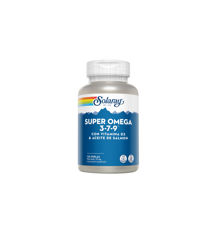 Super Omega 3.7.9 - 120 Perlas - Solaray