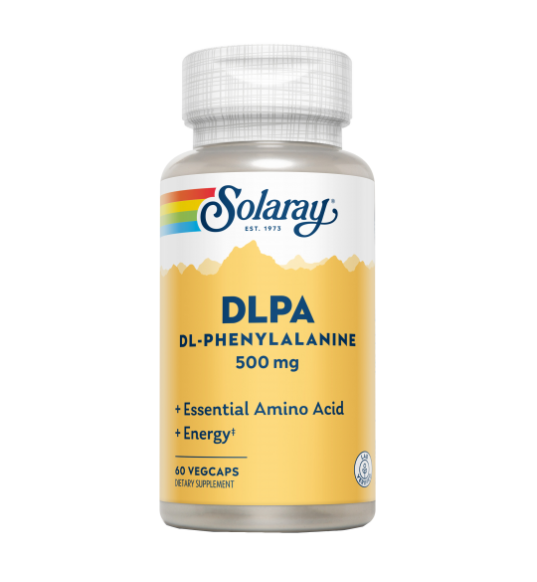 DLPA DL-Phenylalanine 500mg 60 VegCaps - Solaray