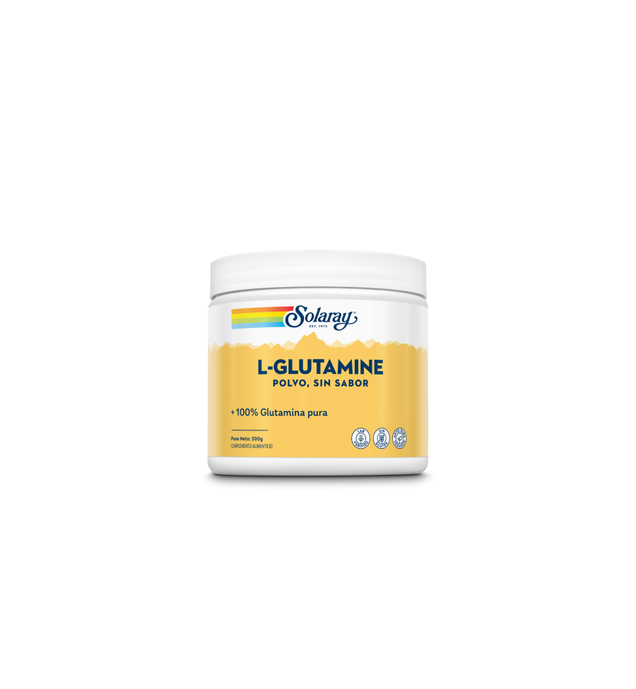 L Glutamina polvo 300g - Solaray