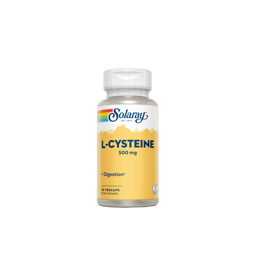 L-Cysteine 500mg 30 VegCaps - Solaray