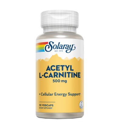 Acetyl-L-Carnitine 500mg 30 VegCaps - Solaray