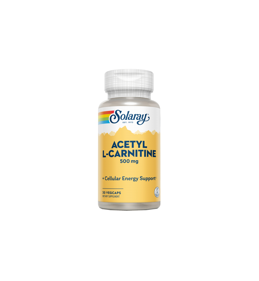 Acetyl-L-Carnitine 500mg 30 VegCaps - Solaray