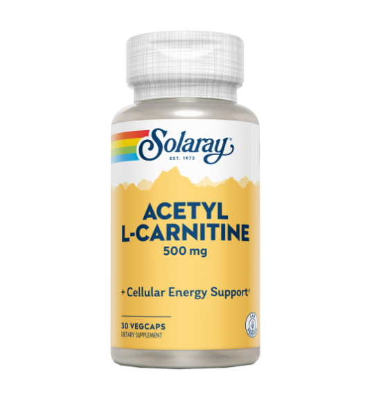 Acetyl-L-Carnitine 500mg 30 VegCaps - Solaray