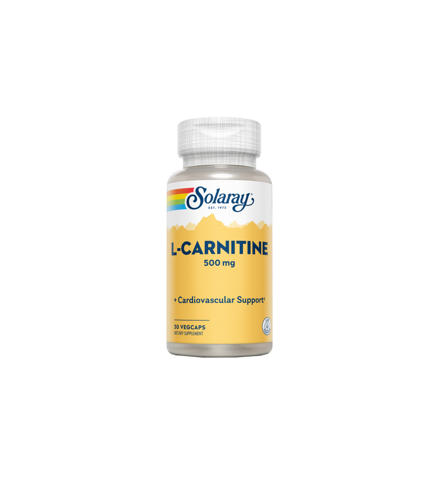 L-Carnitine 500mg 30 VegCaps - Solaray