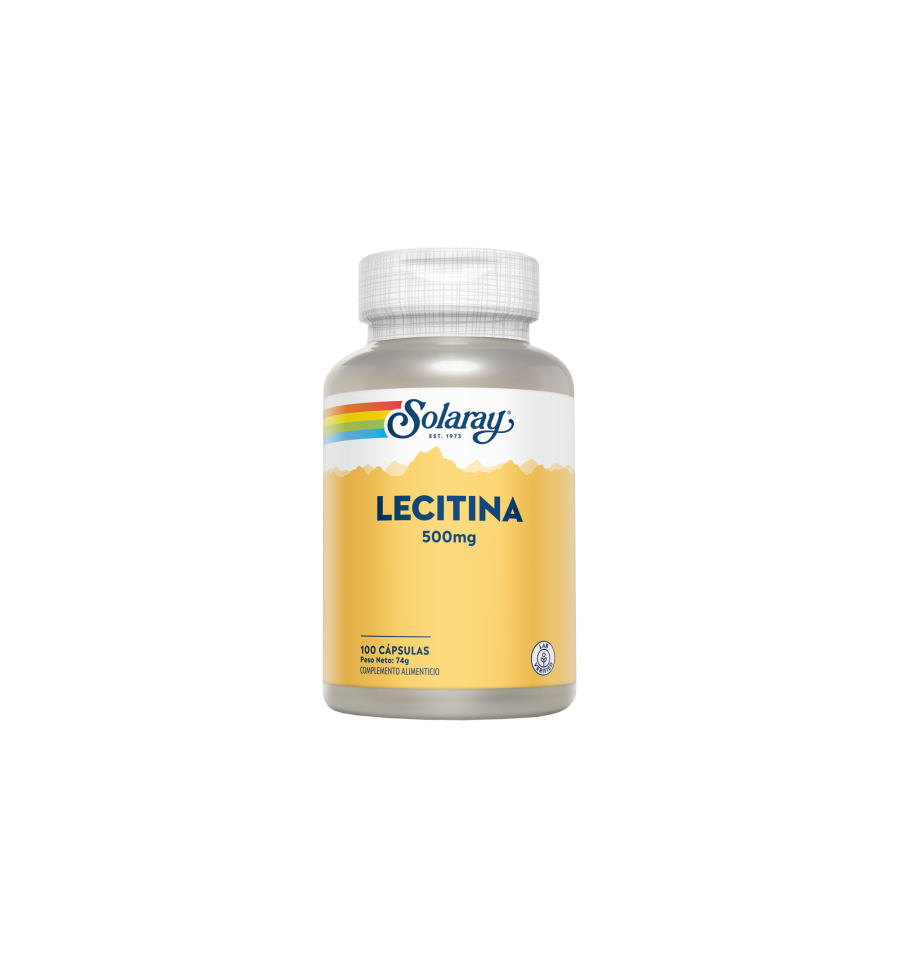 Lecitina 500mg 100 Cápsulas - Solaray