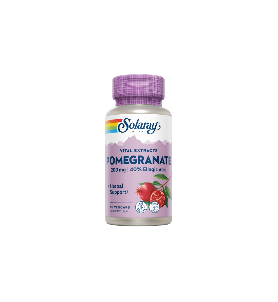 Pomegranate 200mg 60 VegCaps - Solaray