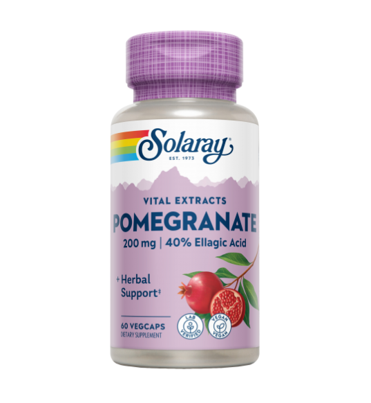 Pomegranate 200mg 60 VegCaps - Solaray