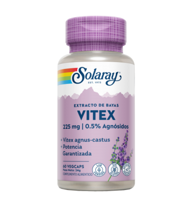 Vitex (Sauzgatillo) 225mg 60 VegCaps - Solaray