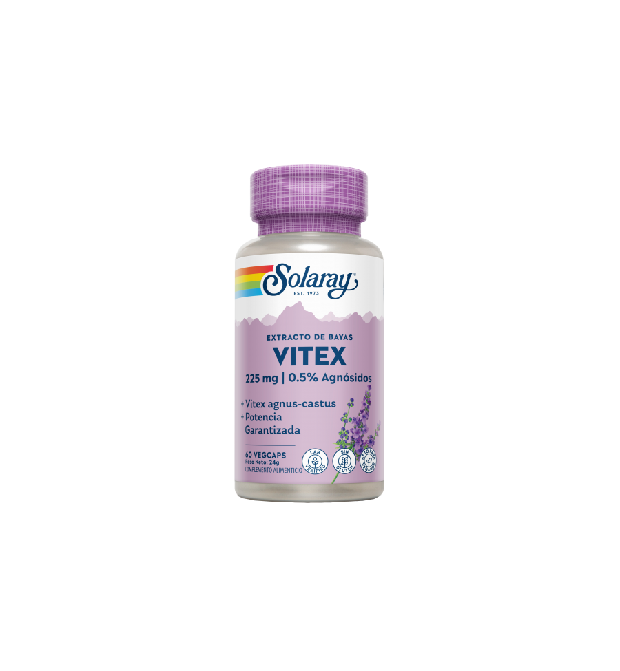 Vitex (Sauzgatillo) 225mg 60 VegCaps - Solaray