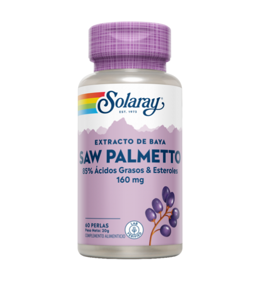 Saw Palmetto 160mg 60 Perlas - Solaray