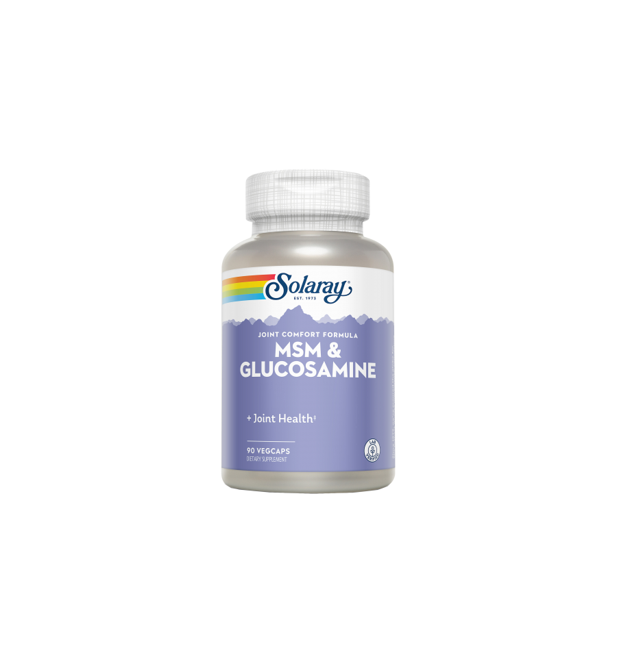 MSM & Glucosamine 90 VegCaps - Solaray