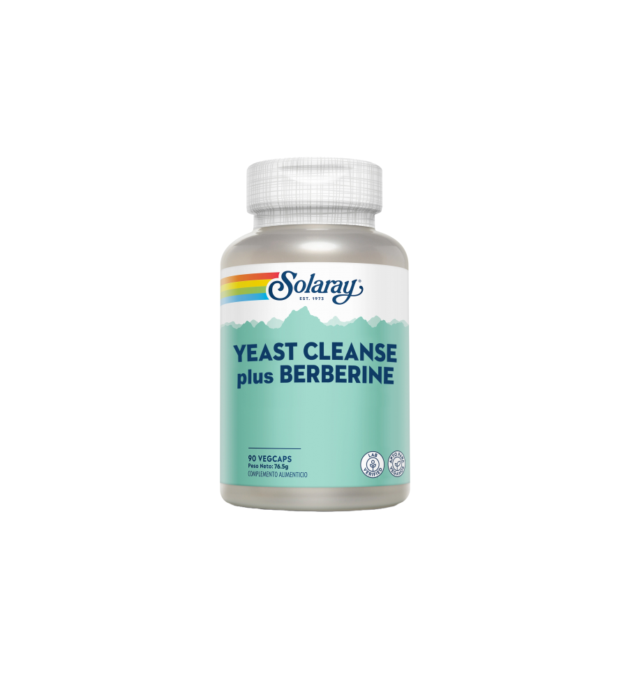 Yeast Cleanse™ Plus Berberine 90 VegCaps - Solaray