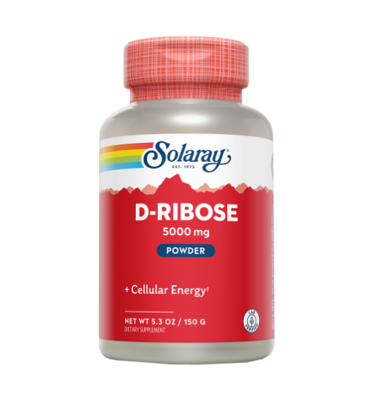 D- Ribose 150g 30 Tomas - Solaray