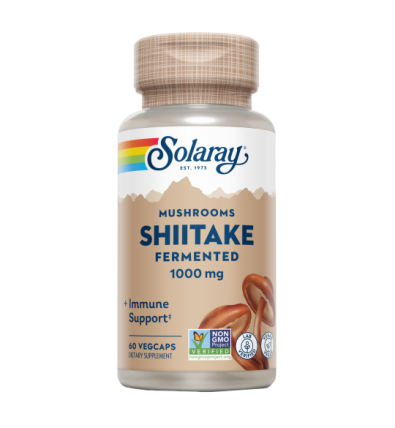 Shiitake 500mg 60 VegCaps - Solaray