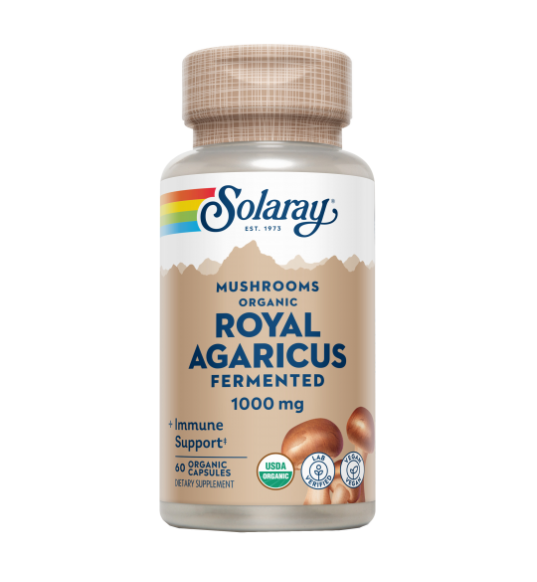 Royal Agaricus 500mg 60 VegCaps - Solaray