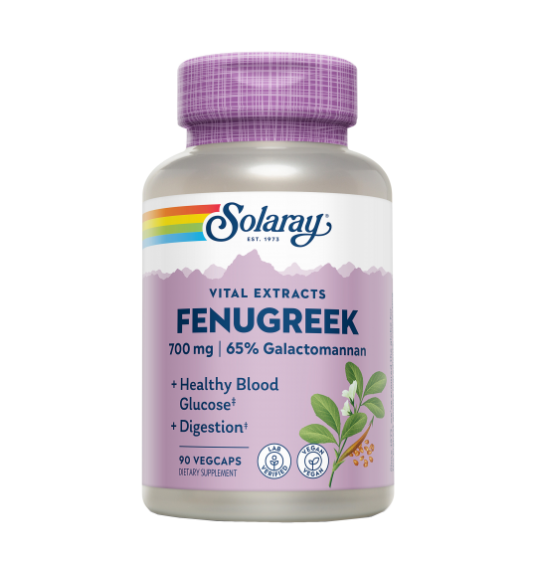 Fenugreek (Fenogreco) 700mg 90 VegCaps - Solaray