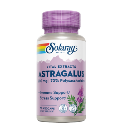 Astragalus 200mg 30 VegCaps - Solaray